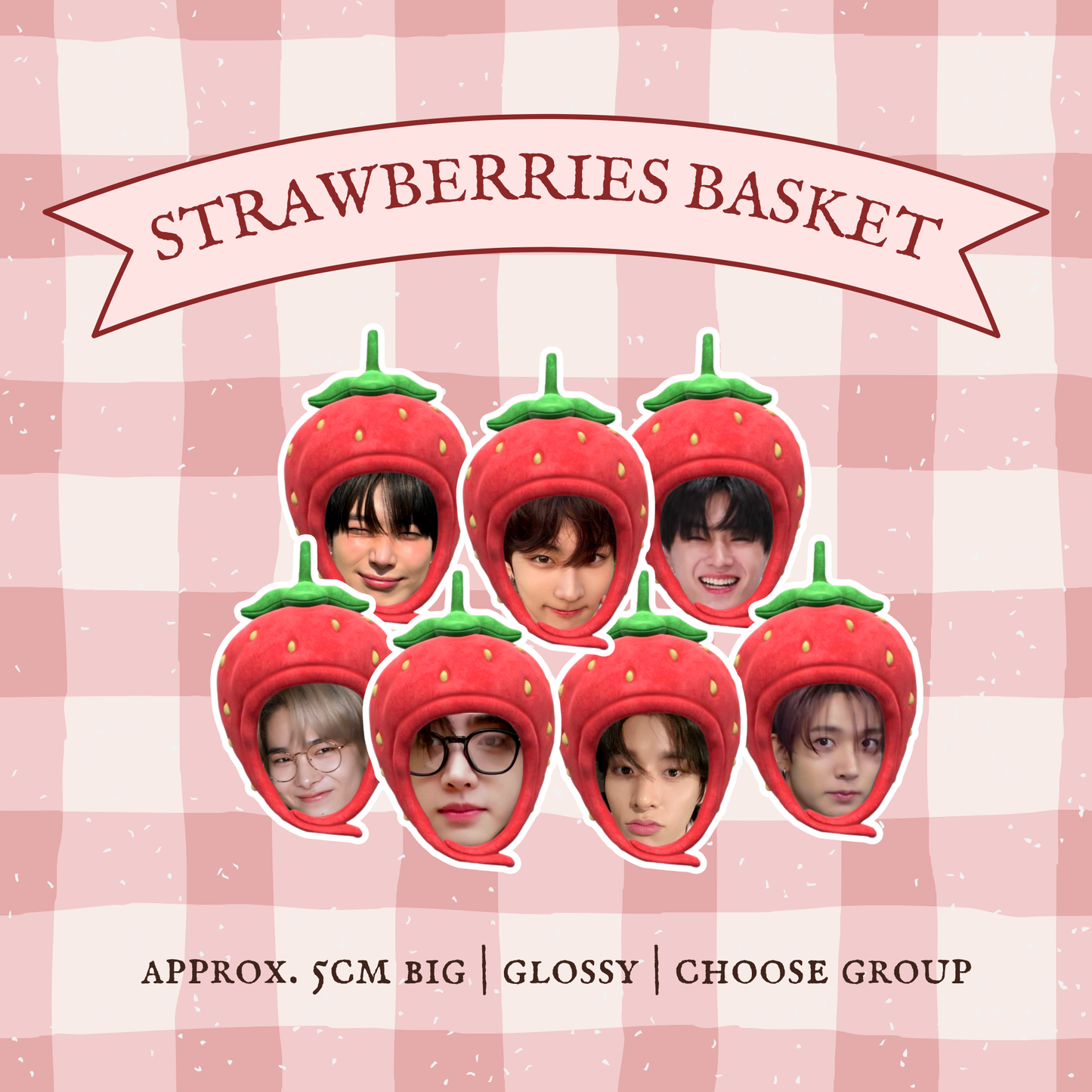 Strawberry Basket Sticker Pack