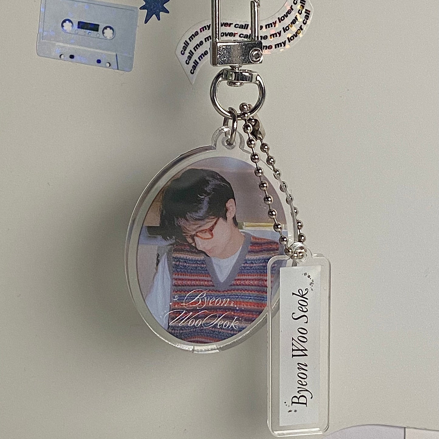 Byeon Woo Seok 'my love' Keychain