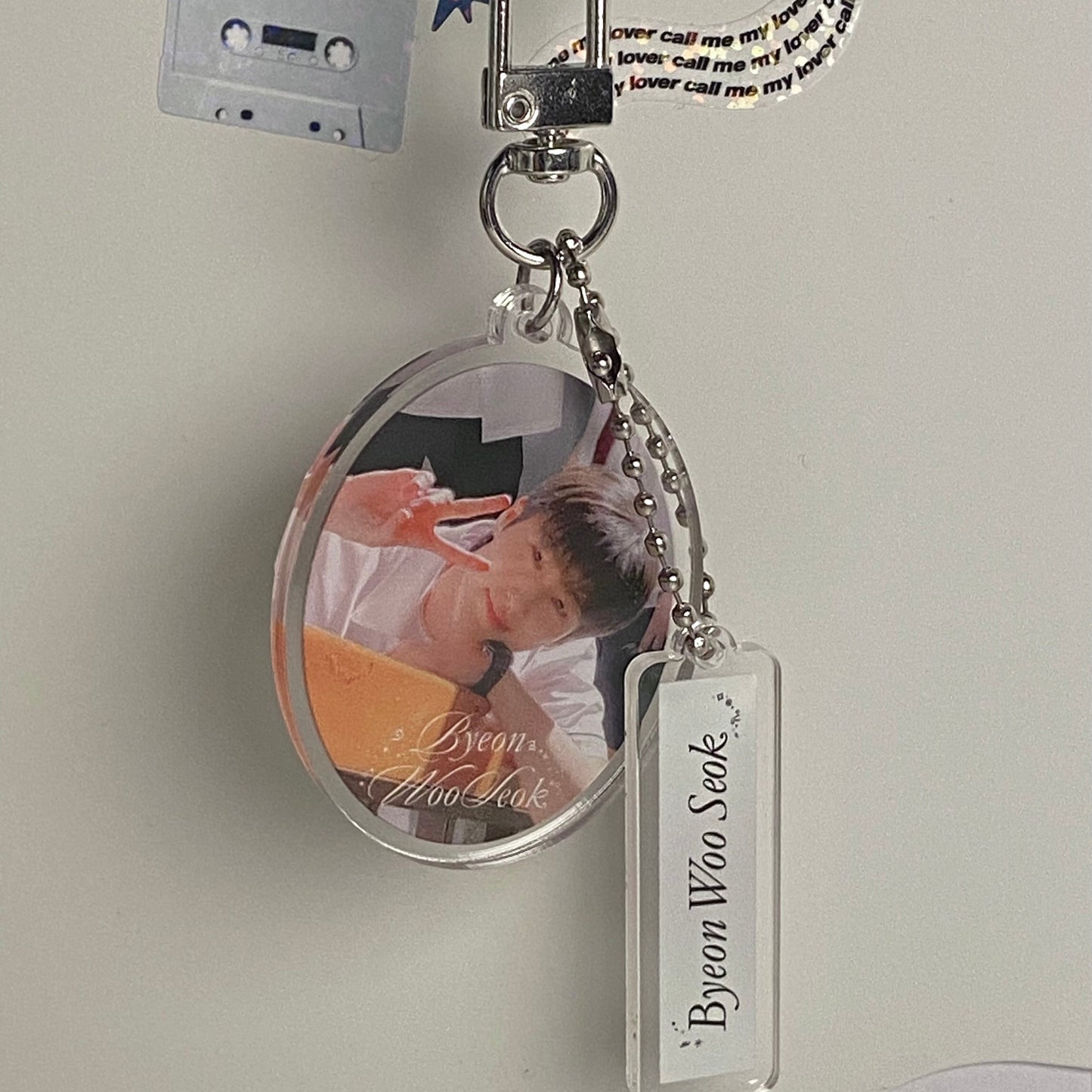 Byeon Woo Seok 'my love' Keychain