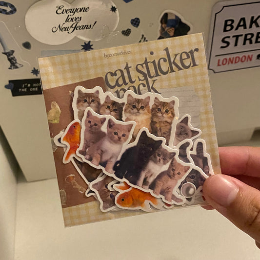 Cats and Fishes Sticker Pack