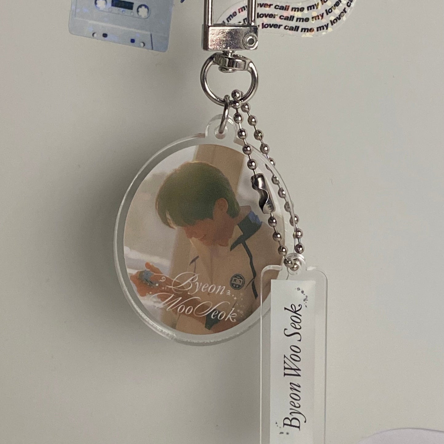 Byeon Woo Seok 'my love' Keychain