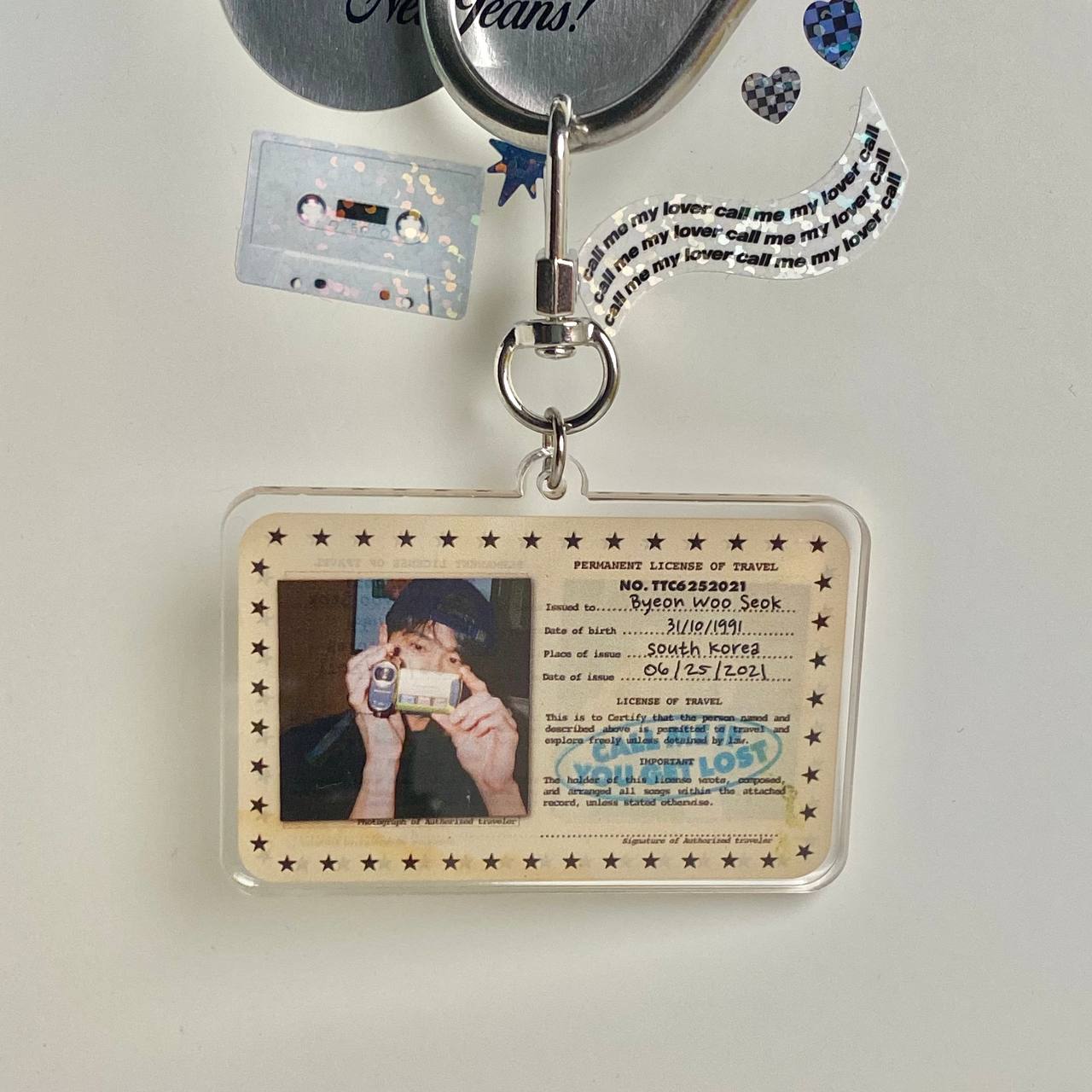 Byeon Woo Seok ID Card Keychain